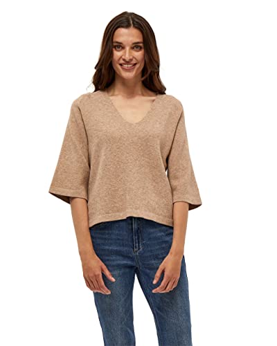 Peppercorn Sweter damski, Ciepły piasek melanż, 54