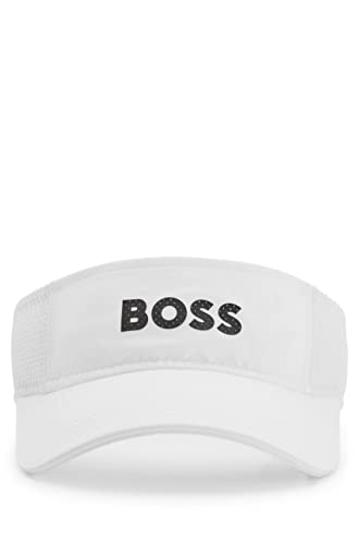 BOSS Męska czapka tenisowa Visor_Tennis Comfort, White100, ONESI, White100, jeden rozmiar