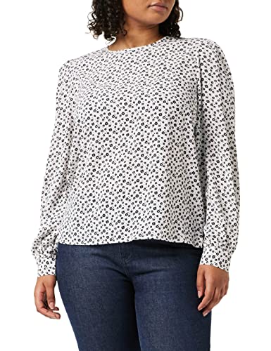 Louche Damska bluzka Lima-Flower-spot, biały, 40 PL