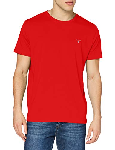 GANT Oryginalny męski t-shirt, Hyper PINK, standardowy, Hyper Pink, M