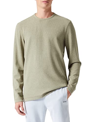 BOSS Tempesto męska koszulka z długim rękawem pomarańczowa, Light/Pastel Green336, XL