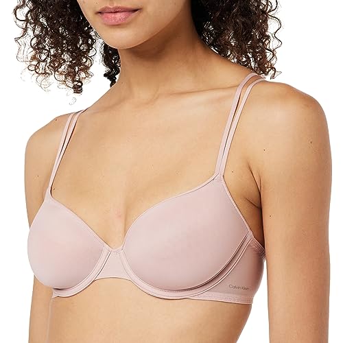 Calvin Klein Lekko wyściełana Demi Biustonosz Demi-Plunge Kobiety, Stonowany, 70B