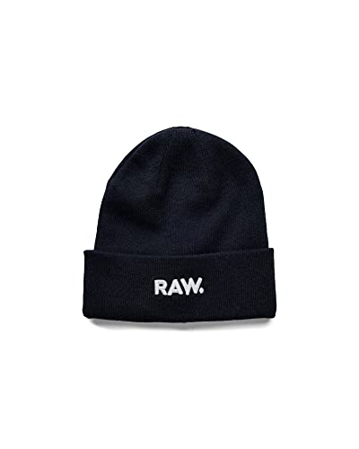 G-STAR RAW Męska czapka beanie Effo raw Long Beanie, niebieska (Mazarine Blue C754-4213), jeden rozmiar