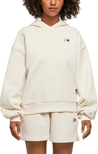 STARTER BLACK LABEL Damska bluza z kapturem Starter Essential Oversized Hoody, kolor palewnobiały, L