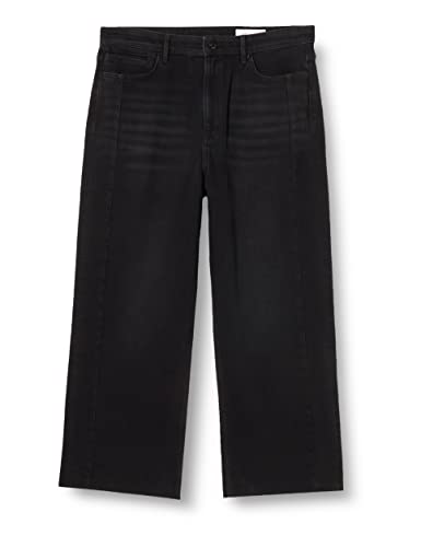 s.Oliver Damskie spodnie jeansowe 7/8, ciemnoszary, 40