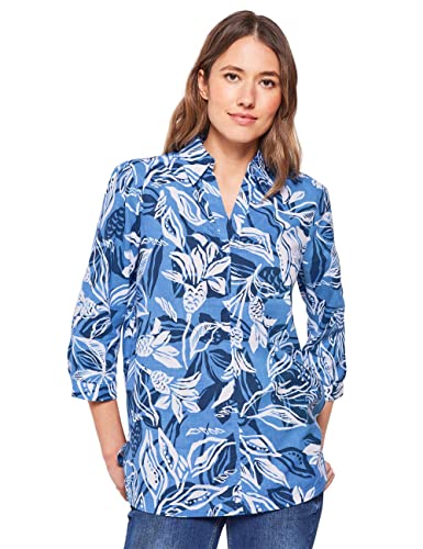 Cecil Damska bluzka lniana, Marina Blue, L