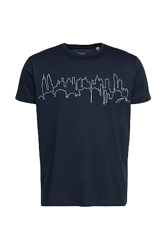 ESPRIT T-shirt męski, 452/Petrol Blue 3, XS