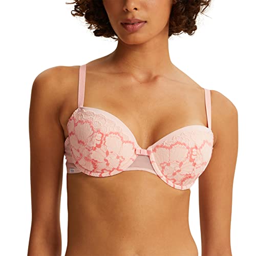 Variance - Biustonosz z koronkowymi fiszbinami ECLAT, Różowy, 75B