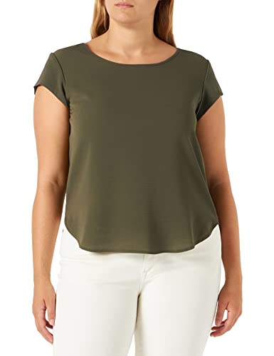 ONLY Onlvic S/S Solid Top Noos Ptm Top Kobiety , zielony (Kalamata) , 34