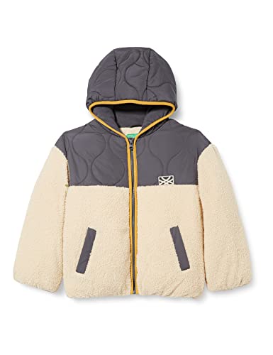 United Colors of Benetton Kurtka dla dzieci i młodzieży, Beżowy Jasny 32c, 130