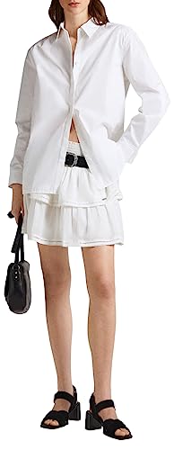 Pepe Jeans Spódnica damska Fiore, Biały (biały), XS