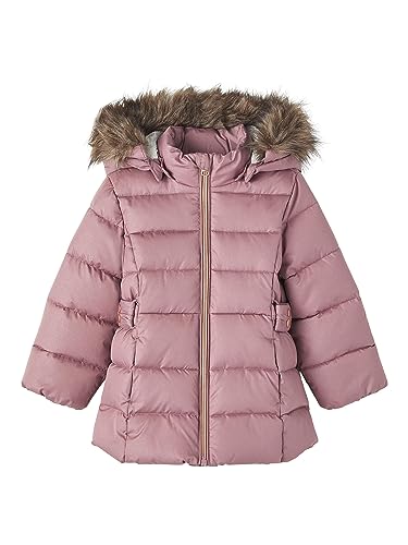 NAME IT Dziewczęca kurtka Puffer, Wistful Mauve, 92 cm