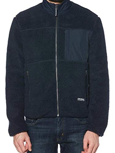ORIGINAL PENGUIN Kurtka męska z zamkiem błyskawicznym Sherpa