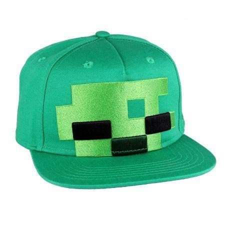Minecraft ACMINCJCP006 Czapka, zielona, jeden rozmiar mężczyzna, zielony, rozmiar uniwersalny