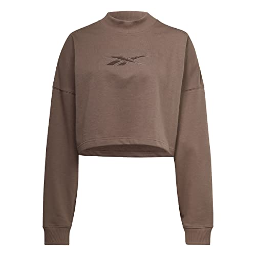 Reebok Damska bluza S Vector Knit Crew, Trkgry, S