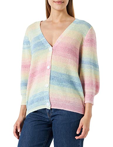 ICHI Damska kurtka z dzianiny IHCAUREL CA 201855/French Vanilla Mix Color, M, 201855/French Vanilla Mix Color, M