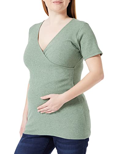 Noppies Damska koszulka Anlo Nursing Short Sleeve, Lily Pad - P966, 36