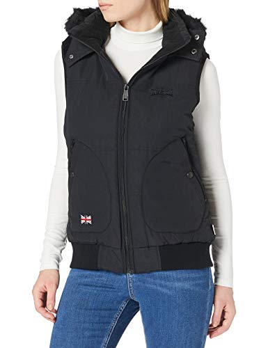 Lonsdale Kurtka damska Ansty Vest, czarny, XS