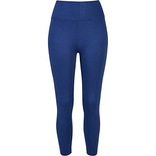 Urban Classics Damskie spodnie do jogi Legginsy damskie z wysokim stanem jersey legginsy, Niebieski, XXL