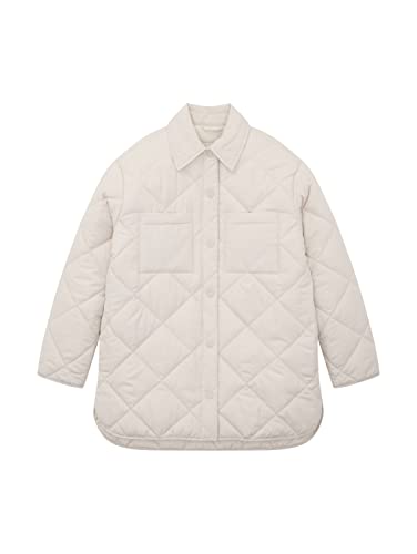 TOM TAILOR Dziewczęta Dziecięca kurtka pikowana 1033321, 30026 - Cloud Grey, 176