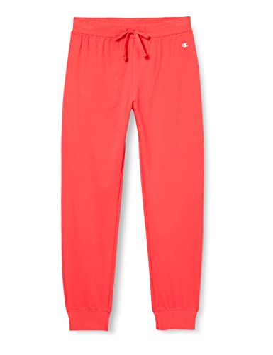 Champion Damskie spodnie dresowe Legacy American Classics C-Logo Rib Cuff, czerwone, L