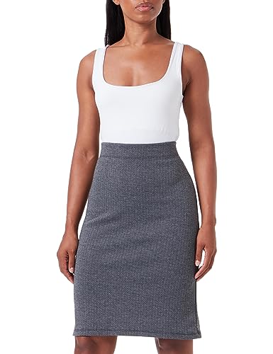 Sidona Damska spódnica ołówkowa 10530515, czarno-szara, XL, czarny i szary, XL