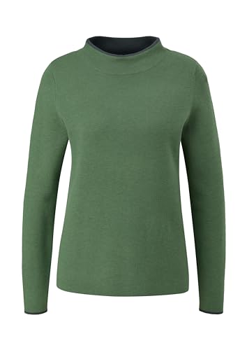 s.Oliver Sales GmbH & Co. KG/s.Oliver Damski sweter ze stójką, zielony, 48