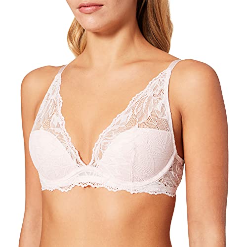 Calvin Klein Damski biustonosz z podszewką, Różowy mrugnięcie, 65D