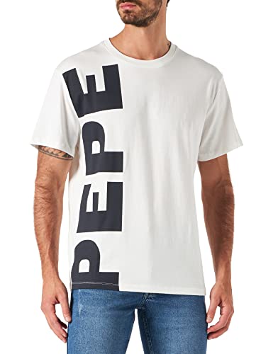 Pepe Jeans koszulka męska shedrick, 800 biały, XS