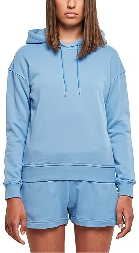 Urban Classics Damska bluza z kapturem organiczna z kapturem, niebieska, Horizonblue, L