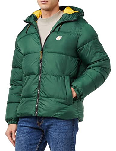 Jack&JONES męska kurtka puchowa JORSLOPE pikowana kurtka, Trekking Green, L