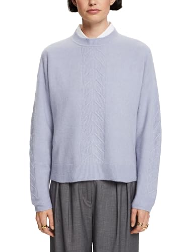 ESPRIT Sweter damski, 445/Light Blue Lavender, L