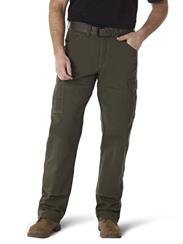 Wrangler Riggs Workwear spodnie męskie, ciemnozielony (Loden), 46W / 32L