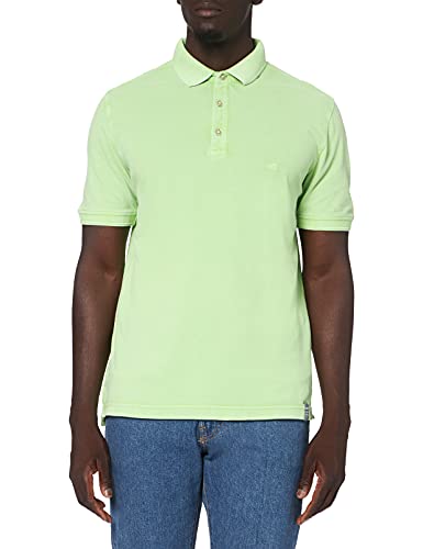 Camel Active Męska Koszulka Polo 4094613P09 z Rękawami, Zielony Light Green Los 72, M