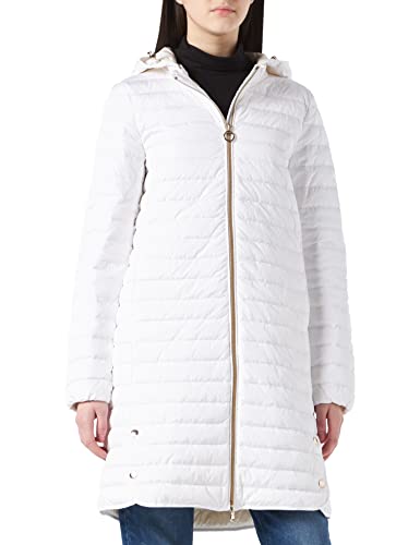 Geox Damski płaszcz puchowy, Brillant White, 34 PL