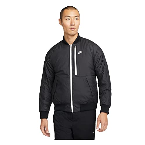 Nike Męska kurtka M NSW Tf Rpl Legacy Rev Bomber, czarny/ciemnoszary, M