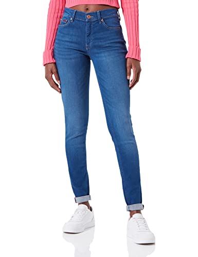 Tommy Jeans Spodnie damskie, Dżinsowa średnia, 29W / 32L
