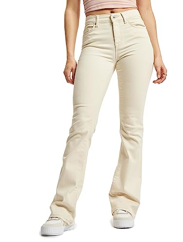 ONLY OnlBlush Life Mid dżinsy damskie Flared, écru, (XS) W / 34L