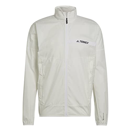 adidas Męska kurtka przeciwwiatrowa Mt, biały (nondye), XS