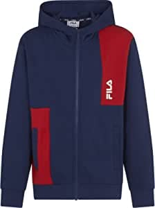 FILA Chłopięcy BINGÖL with Hood, Medieval Blue-True Red, 134/140