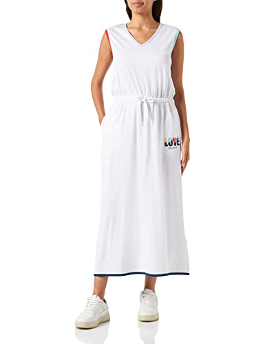Love Moschino Damska sukienka o regularnym kroju bez rękawów, optical white, 38