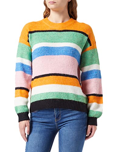 ICHI Damski sweter IHKAMARA LS STRIPE2, 200681/Multi Color, M