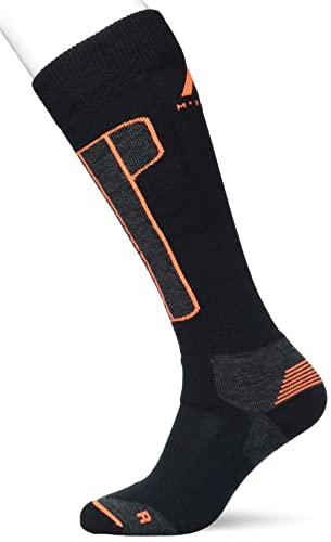 McKINLEY Męskie skarpety Bemy II, Black Night/Orange, 44 EU