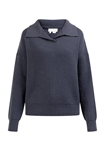 Jalene Damski sweter z dzianiny 81133461, szaro-niebieski, M/L, szary/niebieski, M-L