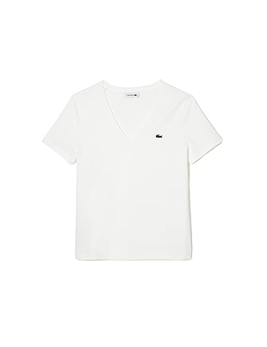 Lacoste T-shirt damski, Blanc, 40