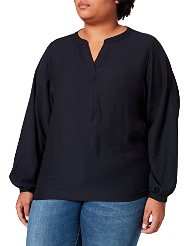 comma Damska bluzka z długim rękawem, 59 g3 Woven Stripe Navy, 36 PL