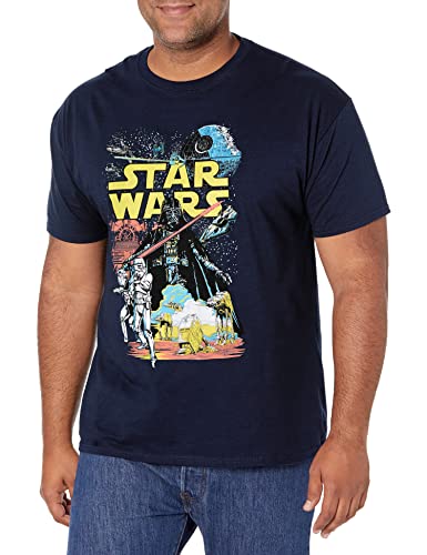 Star Wars T-shirt męski, granatowy, 3XL