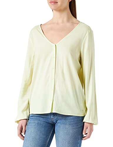 TOM TAILOR Denim Damski Bluzka z zapięciem na guziki 1030092, 29447 - Soft Jade Green, XL
