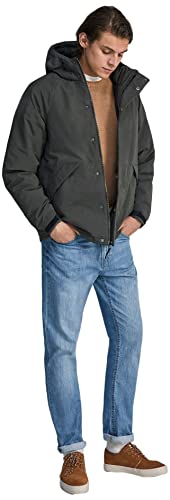 Springfield Męska kurtka z kapturem, butelka, L, Butelka