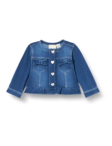 Chicco Giubbotto di Jeans Kurtka, Niebieska, Normalna Dziewczynka 0-36, Niebieski, normale